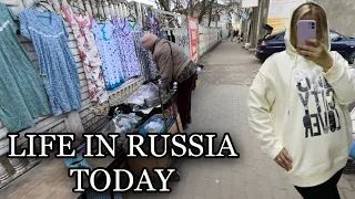 RUSSIA today. The real life of Russians now. Russian market @maryobzor