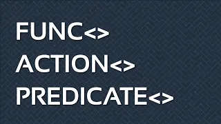 Func,Action,Predicate Delegates in C#