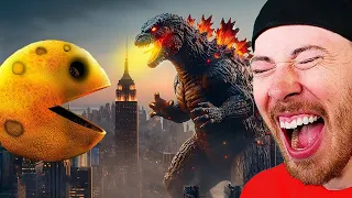 Godzilla Vs Pac-Man