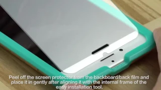 How to Install Tempered Glass Screen Protector with ESR Free Applicator for your iPhone 8