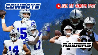 Dallas Cowboys Las Vegas Raiders Pre Season Week 3 | Farewell, Will Grier