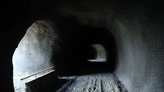 mitchell point inside the new tunnels. at Mitchell point part 1