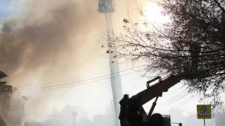 Пожар в центре Тулы