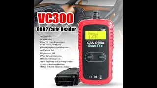 The VC300 OBD2 World's Cheapest Scan Tool Instructions Review And Unboxing