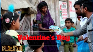 Valentine's Day Celebration With Homeless People.