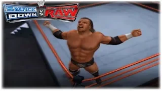 WWE SmackDown vs. Raw 2009 Playstation 2 Walkthrough Part 1 - Triple H Road to WrestleMania!