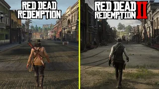 Red Dead Redemption vs Red Dead Redemption 2 Graphics & Map Comparison