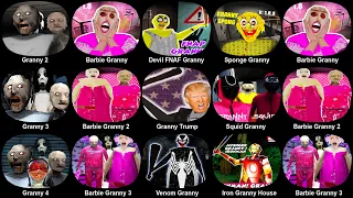 Granny Mod - Granny 2,Granny 3,Granny 4,Barbie Granny 1+2+3,Devil FNAF Granny,Granny Trump