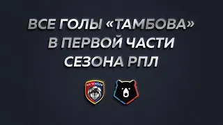 Все голы "Тамбова" в первой части сезона РПЛ 2019/20