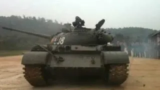 Tank T55 Drift in Xuan Mai - VietNam