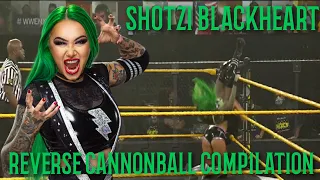 Shotzi blackheart : Reverse cannonball compilation