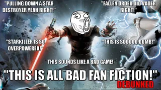 "The Force Unleashed is BAD FAN FICTION" DEBUNKED