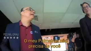 Torcida do Palmeiras manda um recado para Rede Globo na transimssão do Esporte Interativo