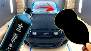 Spraying a Car in the New BLACKEST PAINT in the UNIVERSE | Black 4.0 (Darker than Musou?)