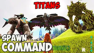 (UPDATED) Ark ALL TITANS Spawn COMMAND | How To Summon TITANS in ARK 2023