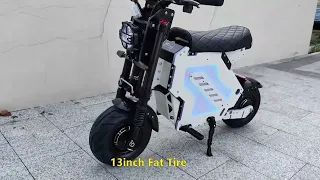 Fast speed 40MPH to 75MPH 14inch electric motorcycle with NFC