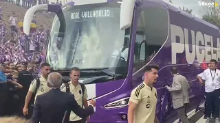 Un recibimiento de Primera División al Real Valladolid