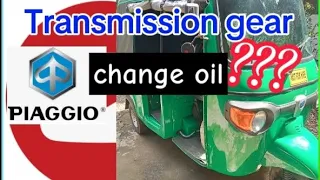 HOW TO CHANGE OIL TRANSMISSION GEAR Piaggio 200 230cc 🔧