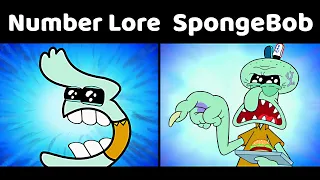 Spongebob vs Number Lore funny animation