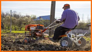 La FREZAT cu Motocultorul 918kacc și Navigator 99 Ruris - TEST INEDIT pe ARĂTURĂ de tractor.