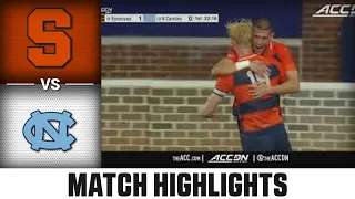 Syracuse vs. North Carolina ACC Men's Soccer Highlights (2023)