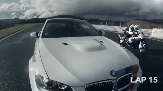 BMW M3 V BMW S1000 RR Drag Race Commercial Carjam TV HD 2013