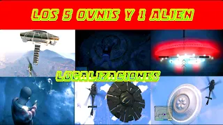 GTA 5 LOCALIZACION DE LOS 5 OVNIS Y 1 ALIEN XBOX 360