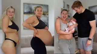 PREGNANCY TRANSFORMATION | BUMP WEEK BY WEEK WITH OUR FIRST BABY | James and Carys