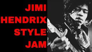 Jimi Hendrix Style Guitar Backing Track | Pali Gap Jam (B Minor)