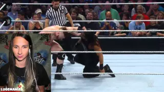 WWE Smackdown 7/16/15 Ambrose Reigns vs Big Show Sheamus