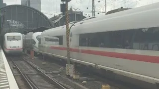 Trainspotting Frankfurt (Main) Hbf (1) mit ICE1, ICE3, ICE-T