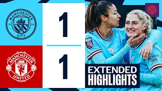 HIGHLIGHTS! | RECORD CITY ATTENDANCE WITNESS EXCITING DERBY DRAW | Man City 1-1 Manchester United