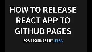 Публікуємо React застосунок на GitHub Pages за допомогою GitHub Actions за шість хвилин