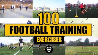 100 Football Training Ideas | Soccer Exercises | U9 U10 U11 U12 U13 U14 | Thomas Vlaminck