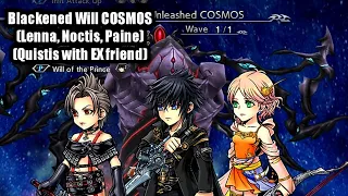 DFFOO GL#169 BLACKENED WILL COSMOS (Lenna, Noct, Paine) 434k score | 57 Turns
