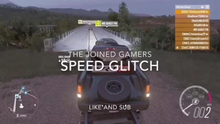 FH3 speed glitch