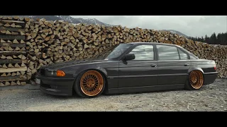 Best  slammed stance Bmw 750 IL  E38