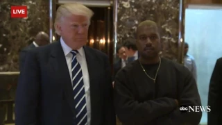 Kanye West meets with PEOTUS Donald Trump at Trump Tower