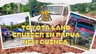 Toyota Land cruiser 4WD in Papua New Guinea 🇵🇬 roads..