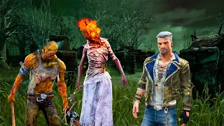 Survivor vs Nurse & Hillbilly Gameplay | Dead by Daylight (No Commentary)