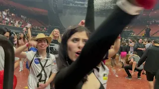 Dua Lipa crowd dancing after show @The Forum Night 2 Los Angeles March 23, 2022
