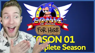 SONIC IS STRUGGLING!!! Reacting to "Sonic For Hire Season 1" by LowBrow Studios