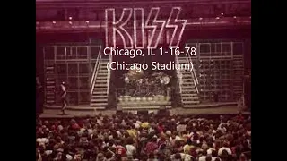 Kiss  - Chicago, IL 1-16-78  (Chicago Stadium)