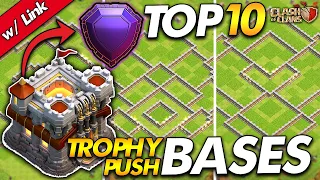 TOP 10 BEST TROPHY PUSHING BASES FOR TH11 | Clash of Clans
