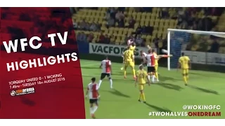 Torquay United 0 - 1 Woking (Match Highlights)