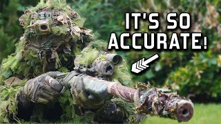 This Airsoft Sniper Makes Impossible Shots Look Easy