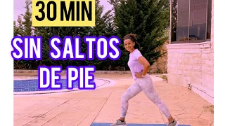 CARDIO CINTURA Y ABDOMEN 30 Min. /SIN SALTOS/ De Pie | SiN Impacto #cardio #athome