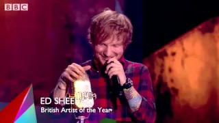 Ed Sheeran   BBC Music Awards British Artist Of The Year 2014 clip8