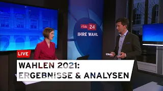 rbb-Wahlstudio | Ergebnisse und Analysen aus Berlin und Brandenburg | LIVESTREAM