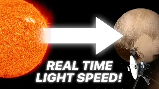 Riding Light - From the SUN to PLUTO at the SPEED OF LIGHT